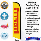 PIRELLI Feather Flag - Rear