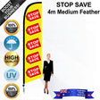 STOP SAVE Feather Flag - Bundle