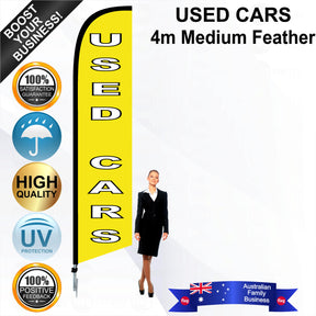 USED CARS Feather Flag - Bundle