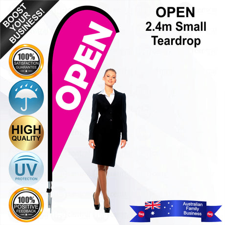 OPEN Teardrop Flag - Bundle