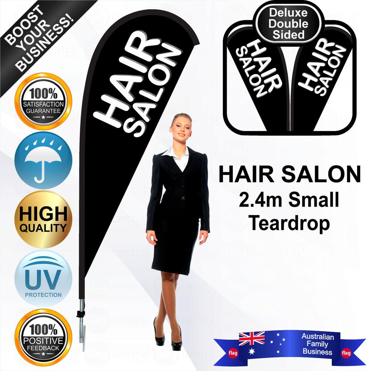 HAIR SALON Teardrop Flag - Bundle