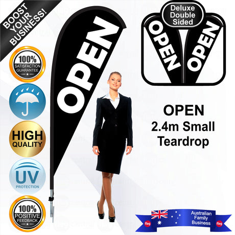OPEN Teardrop Flag - Bundle