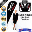 SUSHI ROLLS Teardrop Flag - Bundle