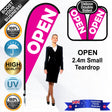 OPEN Teardrop Flag - Bundle