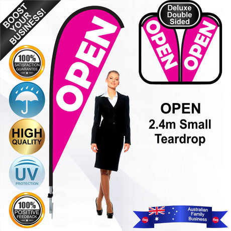 OPEN Teardrop Flag - Bundle