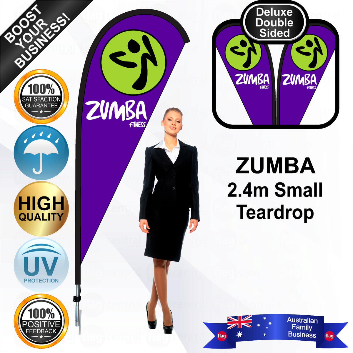ZUMBA Teardrop Flag - Bundle