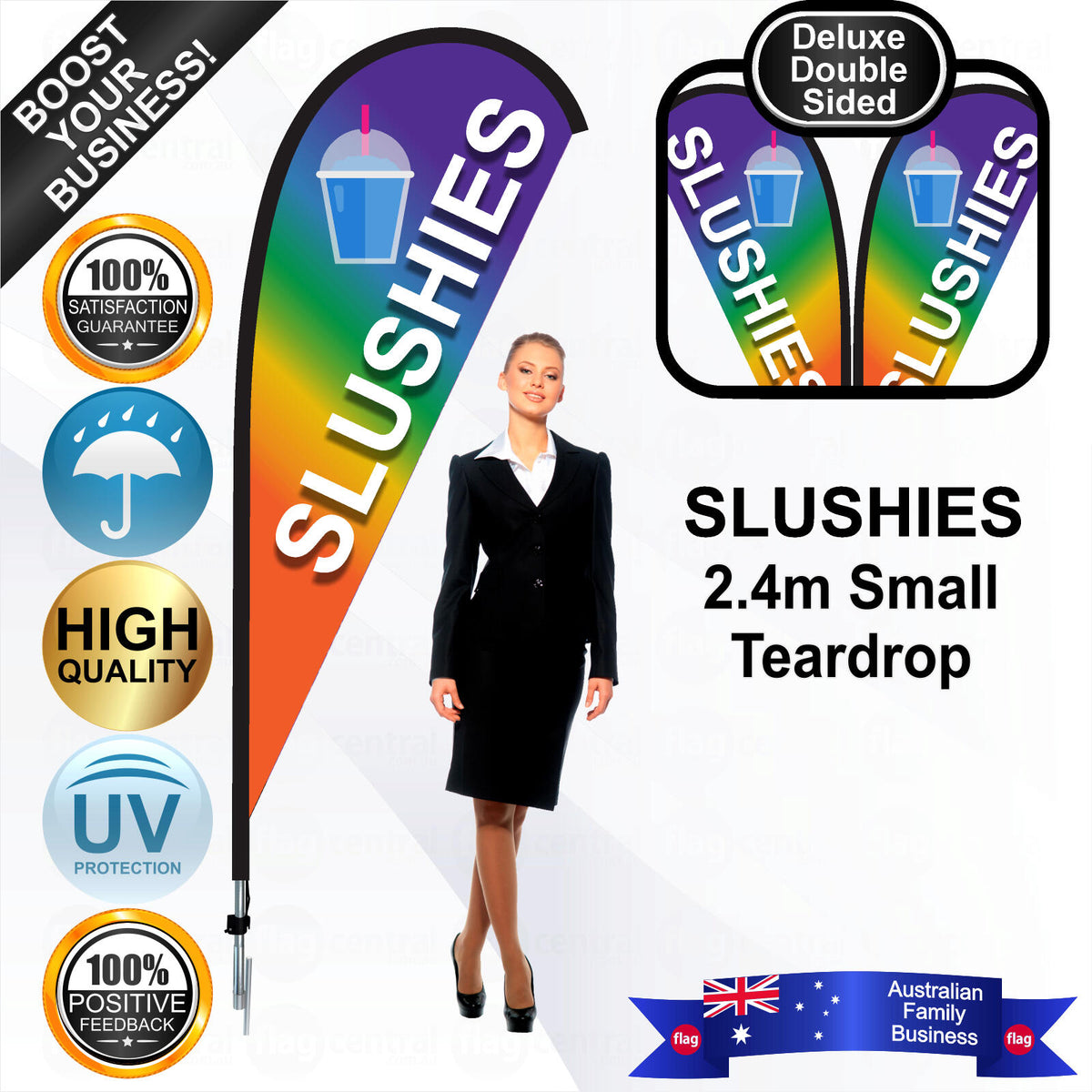 SLUSHIES Teardrop Flag - Bundle