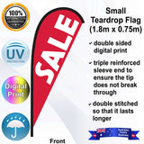 SALE Teardrop Flag - Front