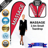 MASSAGE Teardrop Flag - Bundle