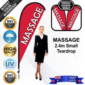 MASSAGE Teardrop Flag - Bundle
