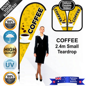 COFFEE Teardrop Flag - Bundle