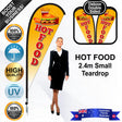 HOT FOOD Teardrop Flag - Bundle