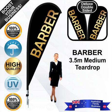 BARBER Teardrop Flag - Bundle
