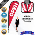 OPEN Teardrop Flag - Bundle