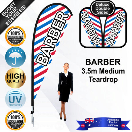 BARBER Teardrop Flag - Bundle