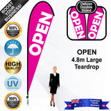 OPEN Teardrop Flag - Bundle