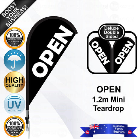 OPEN Teardrop Flag - Bundle