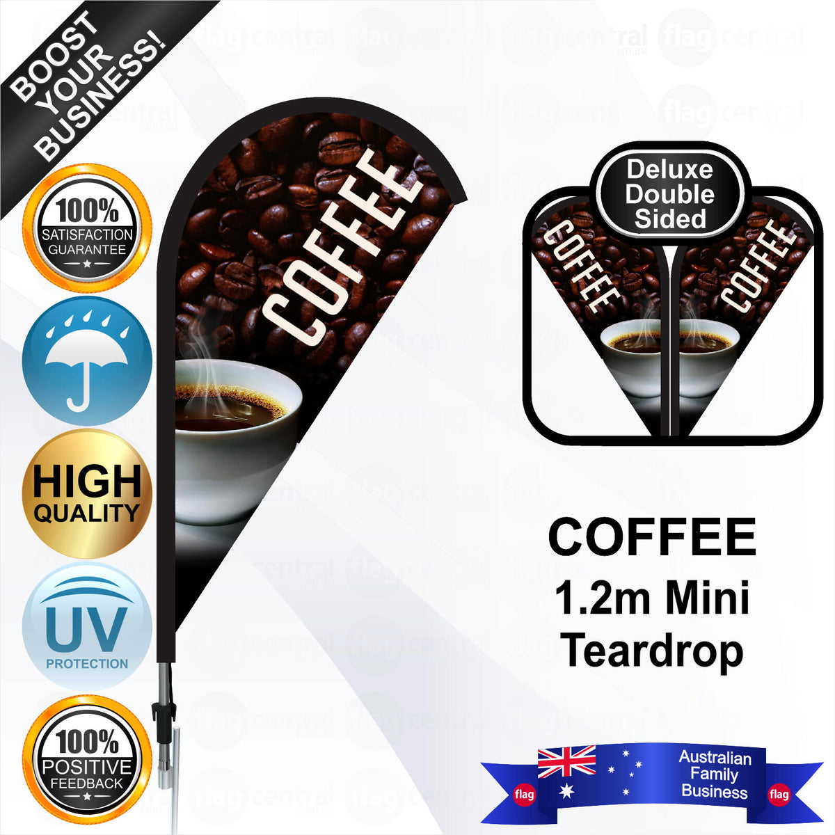 COFFEE Teardrop Flag - Bundle