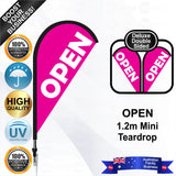 OPEN Teardrop Flag - Bundle