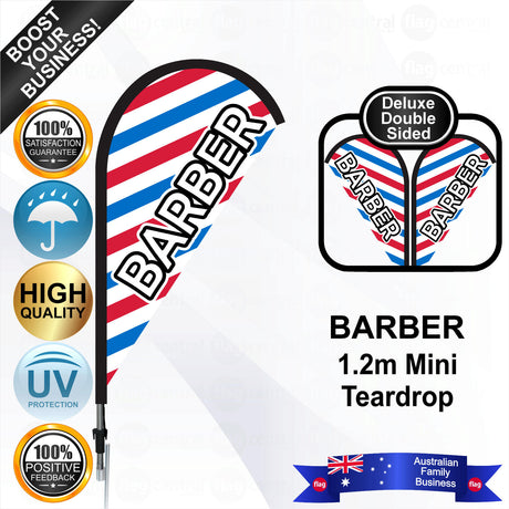BARBER Teardrop Flag - Bundle