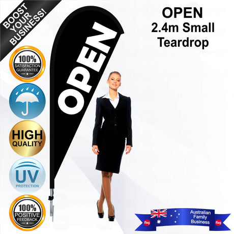 OPEN Teardrop Flag - Bundle