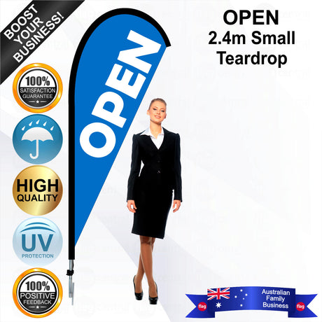 OPEN Teardrop Flag - Bundle
