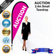 AUCTION Teardrop Flag - Bundle
