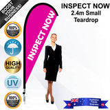 INSPECT NOW Teardrop Flag - Bundle