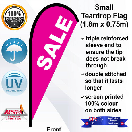 SALE Teardrop Flag - Front