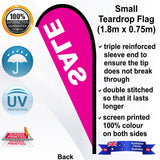 SALE Teardrop Flag - Rear
