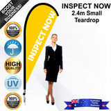 INSPECT NOW Teardrop Flag - Bundle