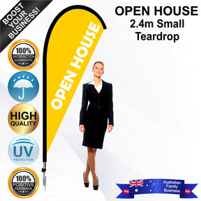 OPEN HOUSE Teardrop Flag - Bundle