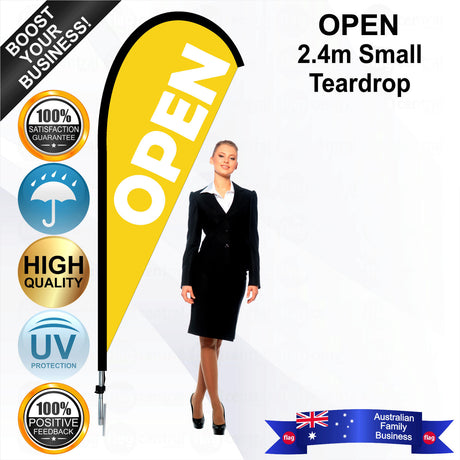 OPEN Teardrop Flag - Bundle