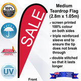 SALE Teardrop Flag - Front