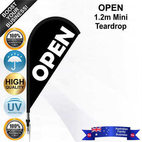 OPEN Teardrop Flag - Bundle
