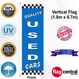 QUALITY USED CARS Vertical Flag - Front
