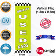 QUALITY USED CARS Vertical Flag - Front