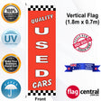 QUALITY USED CARS Vertical Flag - Front