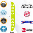 USED CARS Vertical Flag - Front