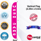 USED CARS Vertical Flag - Rear
