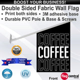 COFFEE Wall Flag - Front