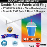 SLUSHIES Wall Flag - Front